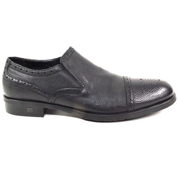 BALDININI ?? MEN\'S BLACK SOFT LEATHER COMFORT LOAFERS main image 5